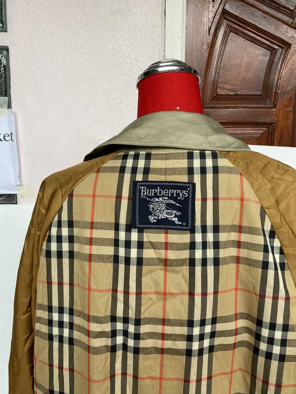 Burberry RARE VINTAGE BURBERRY TRENCH COAT - image 4