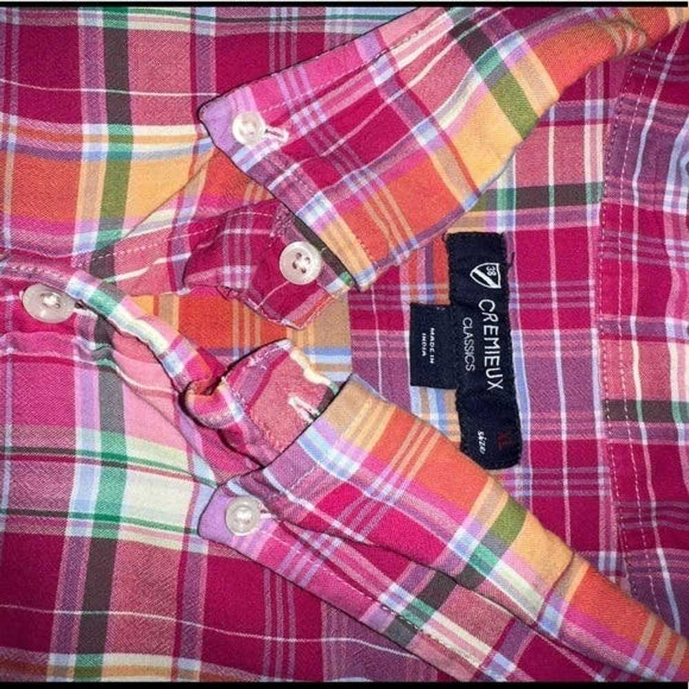 Daniel Cremieux Cremieux Madras Plaid Buttonup Pl… - image 2