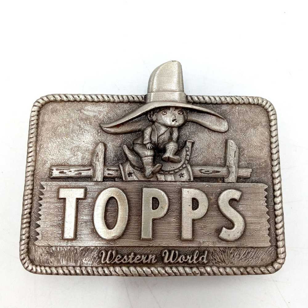 Other Vintage Topps Western World Belt Buckle Cow… - image 6