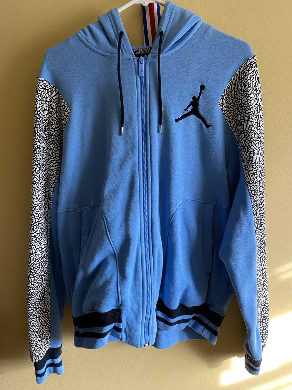 Jordan Brand Jordan Cement Zip Up Hoodie - image 1