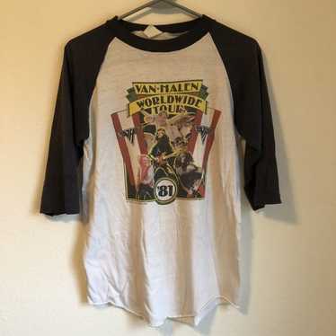 80s Van Halen Kicks Ass Vintage Single Stitch Made In USA T-Shirt Size –  Black Market Clothing