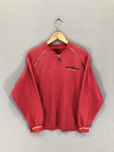 New Balance Vintage New Balance Red Sweatshirt Sma