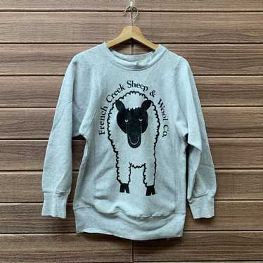 Vintage (A13) Sweatshirt Long French Creek Sheep … - image 1