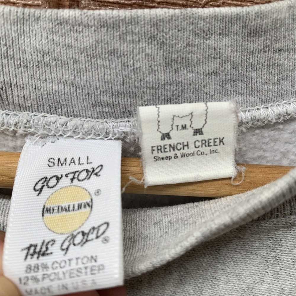 Vintage (A13) Sweatshirt Long French Creek Sheep … - image 4