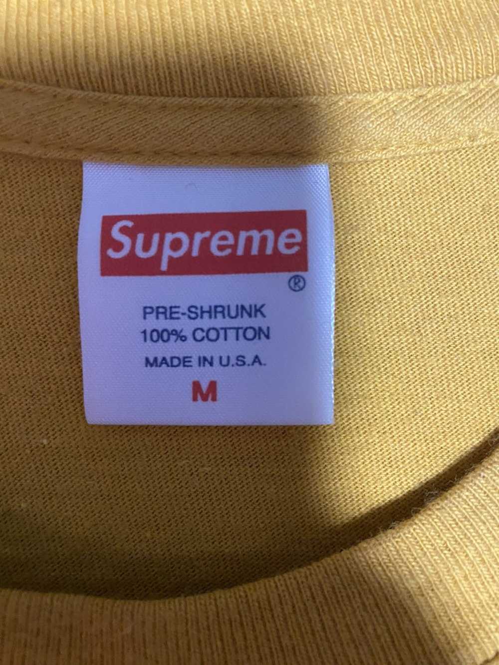 Supreme Ss16 supreme anti hero pope tee mustard s… - image 6