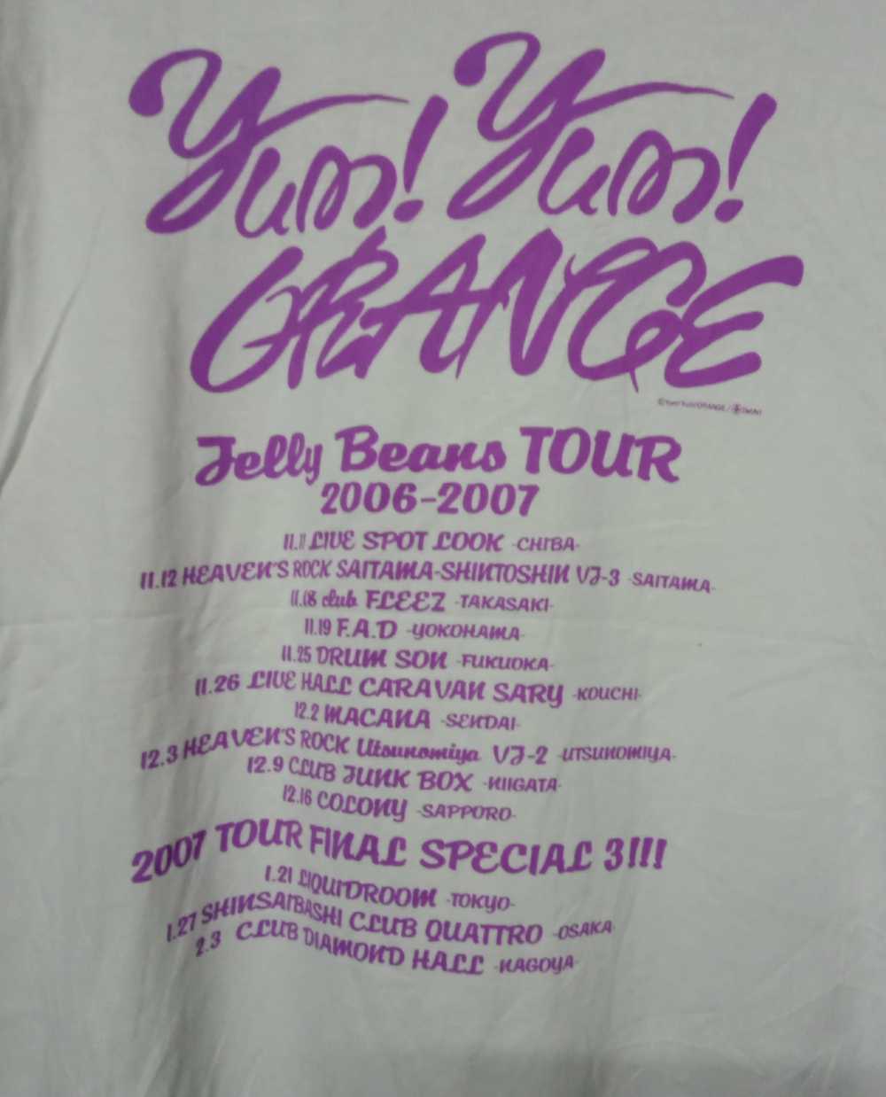 Band Tees × Japanese Brand Jelly Beans Tour 2006-… - image 6