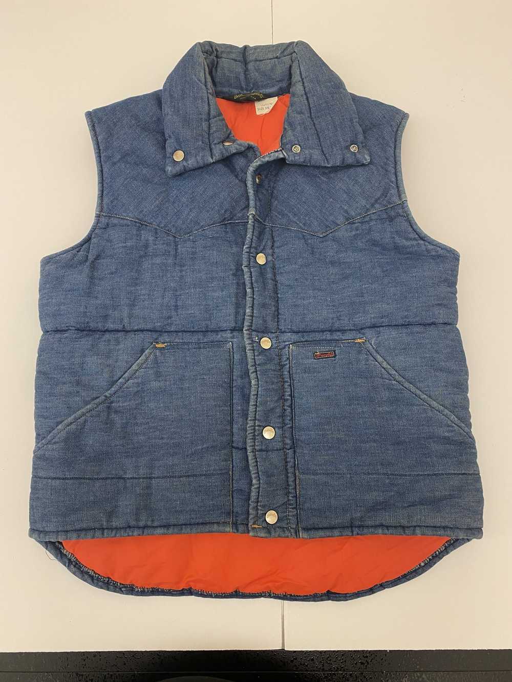 Vintage × Wrangler Wrangler M puffer vest USA MADE - image 1