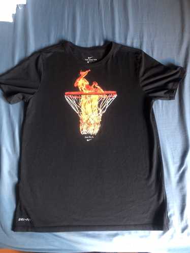 Nike Nike Dri-Fit Flaming Hoop T- shirt - image 1