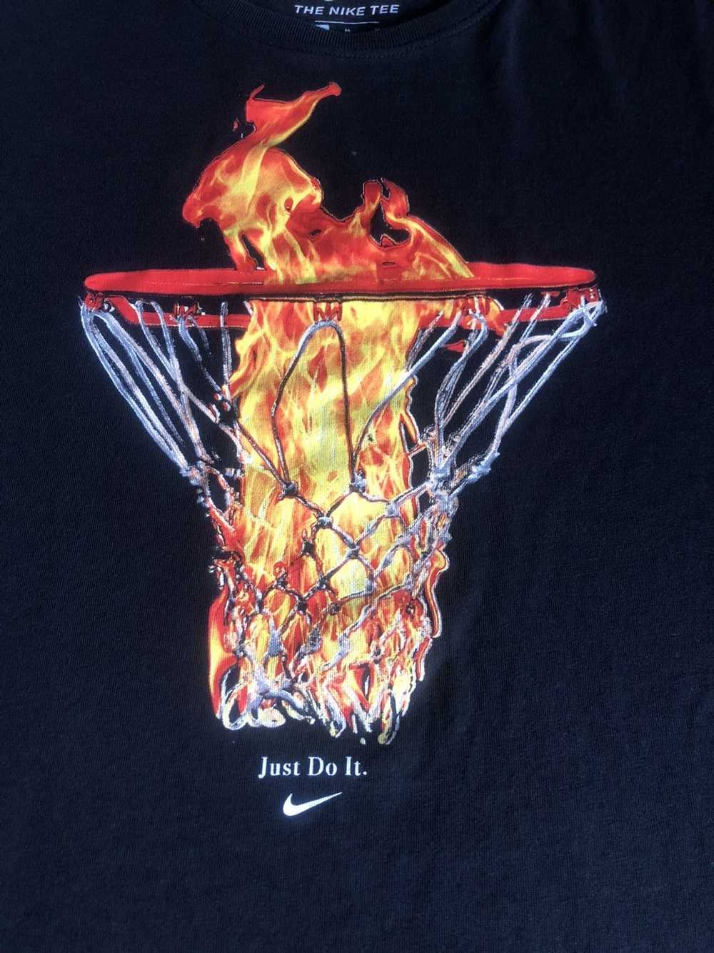 Nike Nike Dri-Fit Flaming Hoop T- shirt - image 2