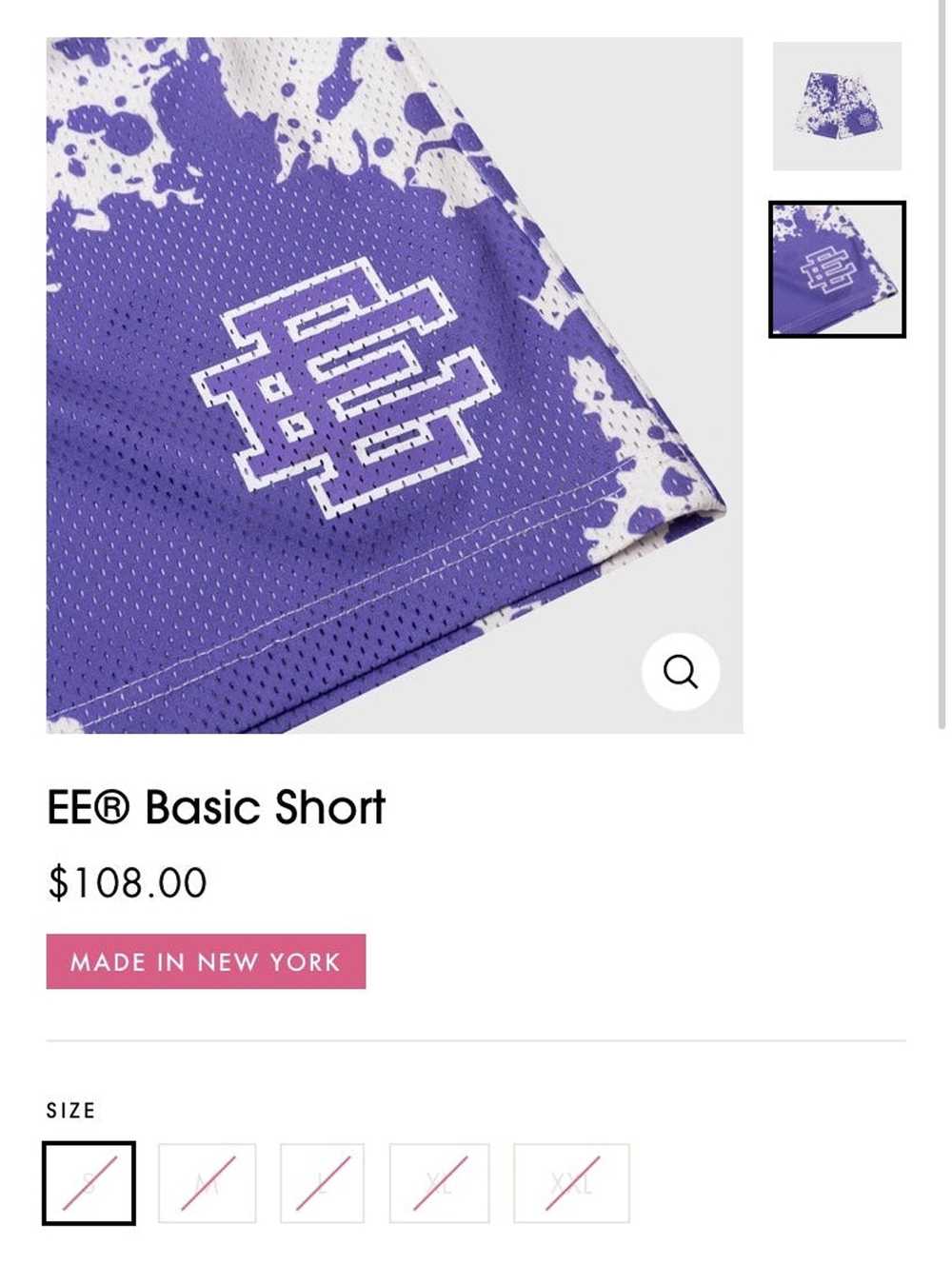Eric Emanuel Eric Emanuel Basic Purple Splatter S… - image 2