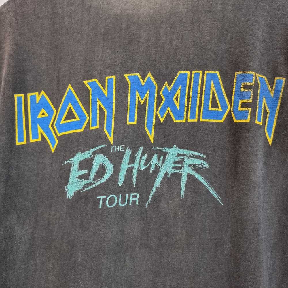 Band Tees × Iron Maiden × Vintage 1999 The ED Hun… - image 6