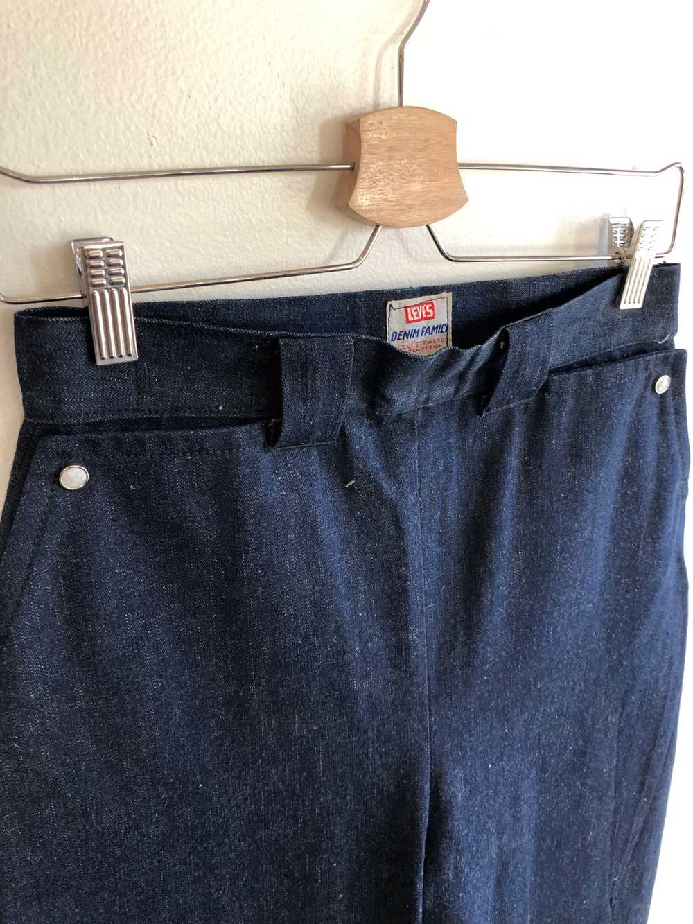 Vintage 1950’s Levi’s “Big E” Side Zip Denim Jeans - image 3