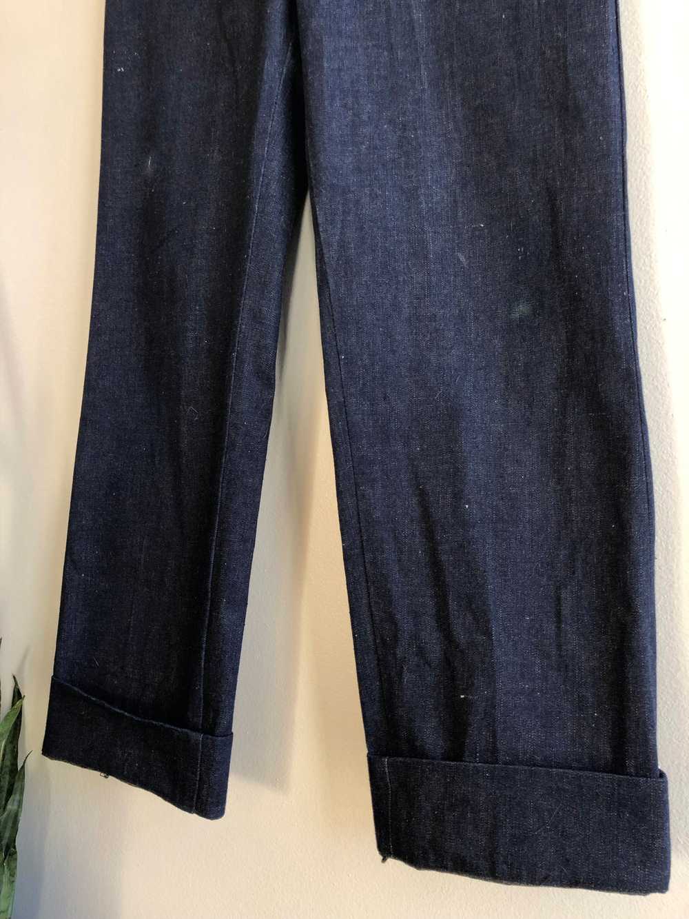 Vintage 1950’s Levi’s “Big E” Side Zip Denim Jeans - image 4