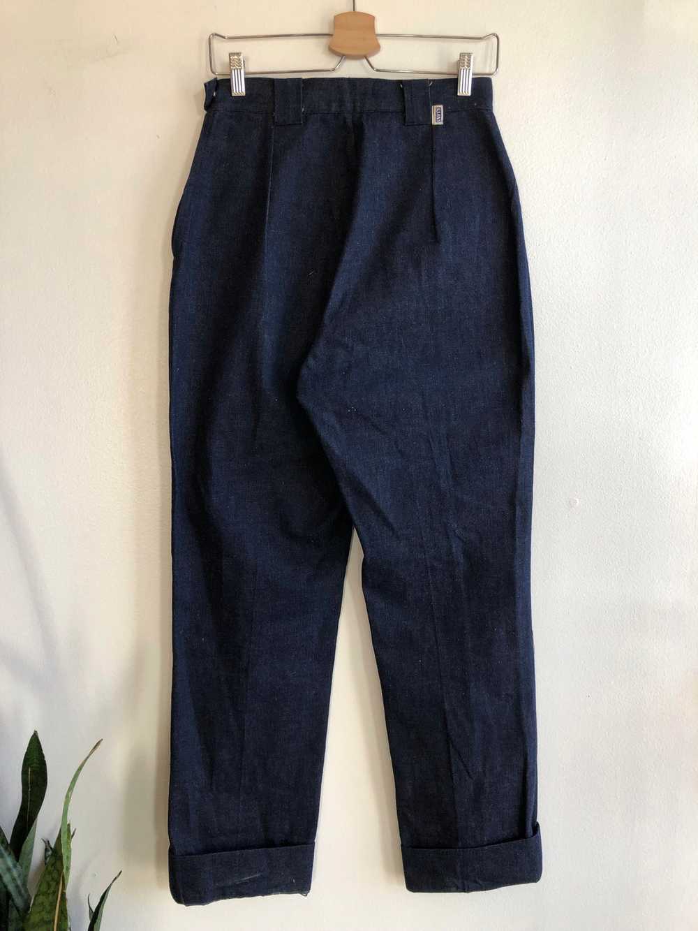 Vintage 1950’s Levi’s “Big E” Side Zip Denim Jeans - image 5