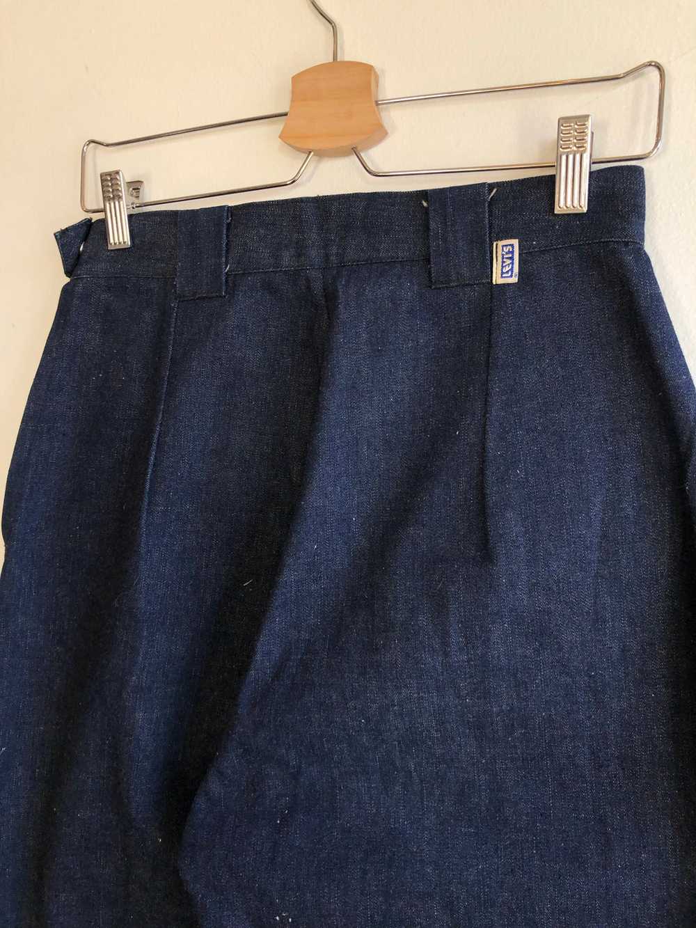 Vintage 1950’s Levi’s “Big E” Side Zip Denim Jeans - image 6