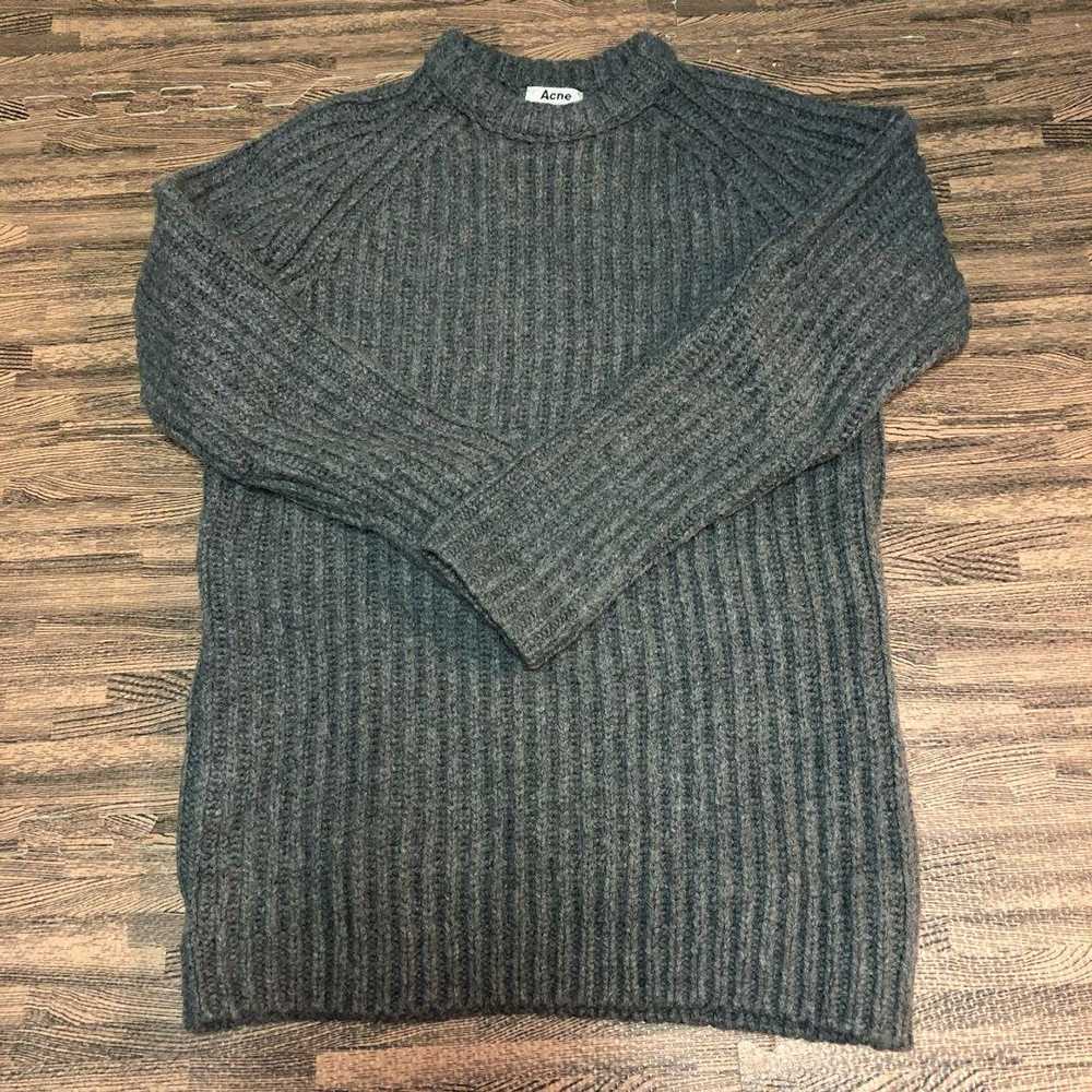 Acne Studios Thick Ribbed Wool Knit Sweater - image 2