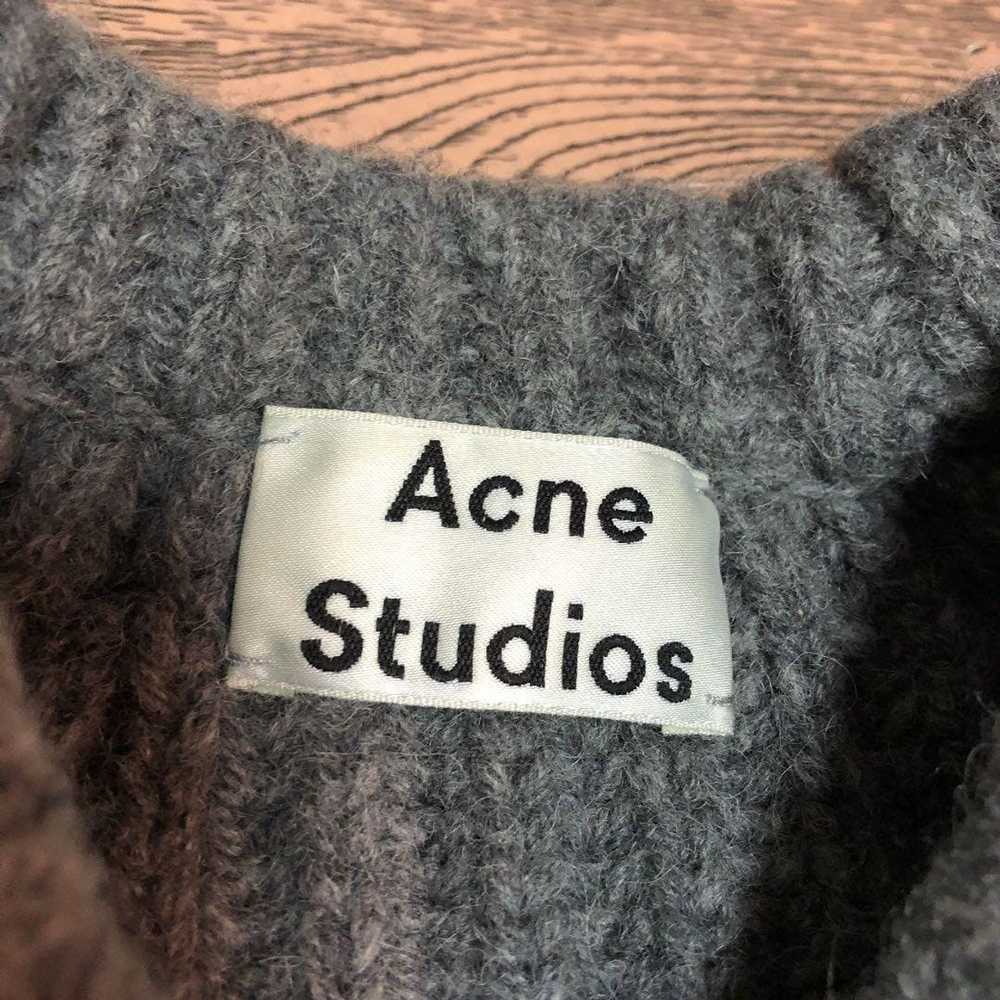 Acne Studios Thick Ribbed Wool Knit Sweater - image 7