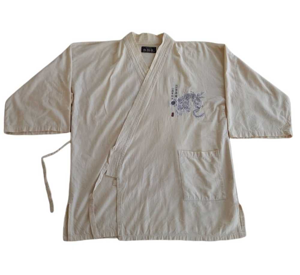 Japanese Brand × Kimono Japan Dragon Vintage Kimo… - image 2