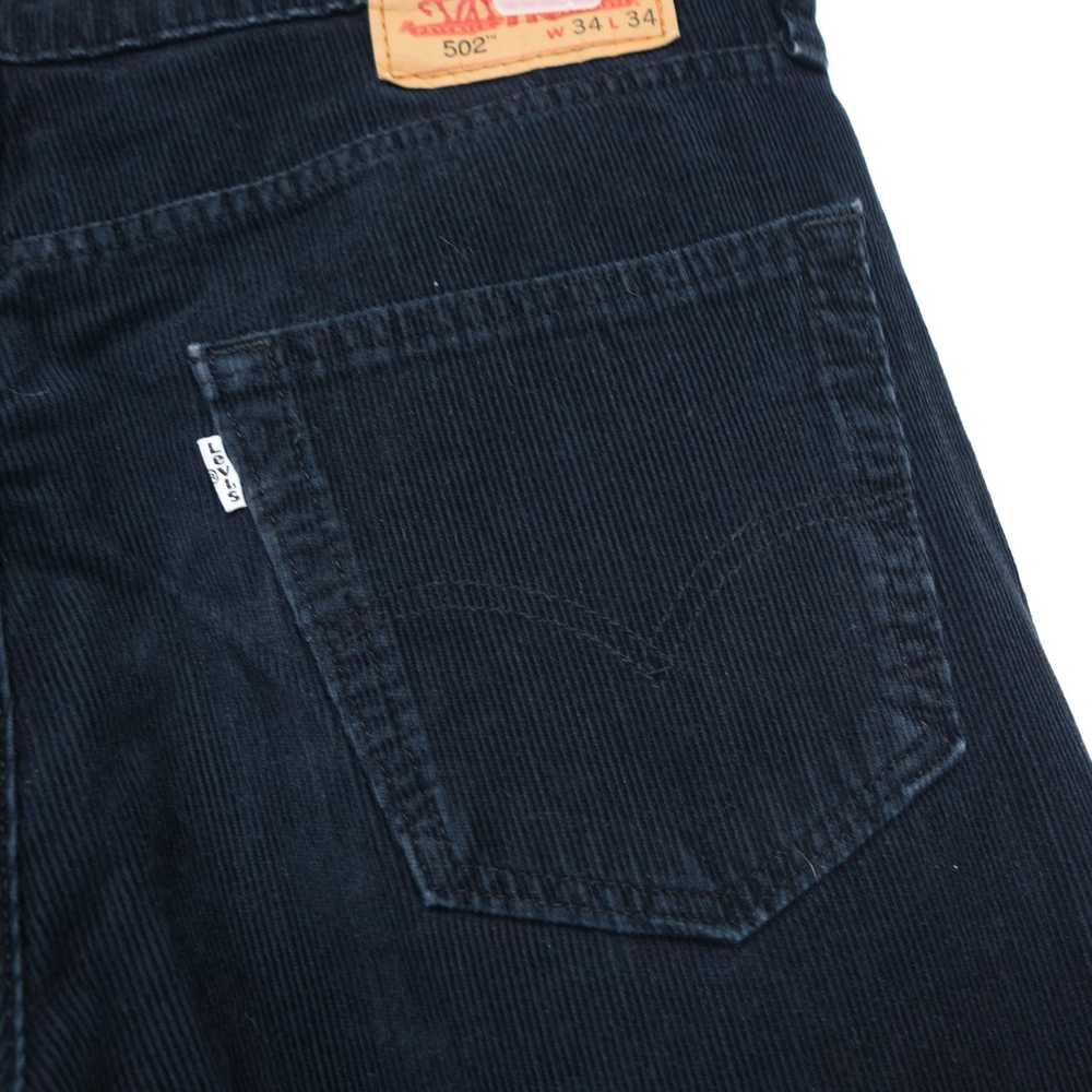 Levi's × Vintage Lot 502 Black Regular Tapered Fi… - image 4