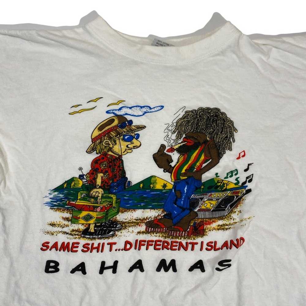 Art × Streetwear × Vintage Vintage Bahamas Art Tee - image 2