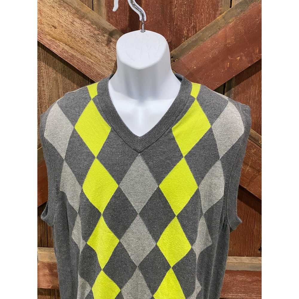 Pga Tour PGA Tour Mens Argyle Sweater Vest Golf X… - image 3