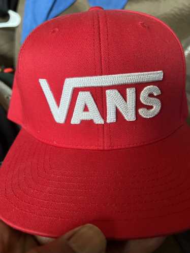 Vans Red Hat With Red Vans Logo
