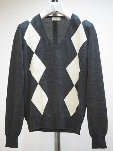 Dries Van Noten Diamond Wool Knit Sweater - image 1