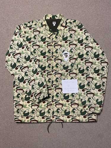 Bape × Nigo OG 2006 Bape Baby Milo Green Camo Coa… - image 1