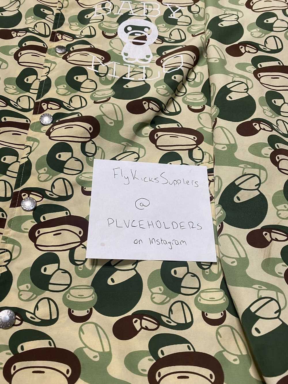 Bape × Nigo OG 2006 Bape Baby Milo Green Camo Coa… - image 2