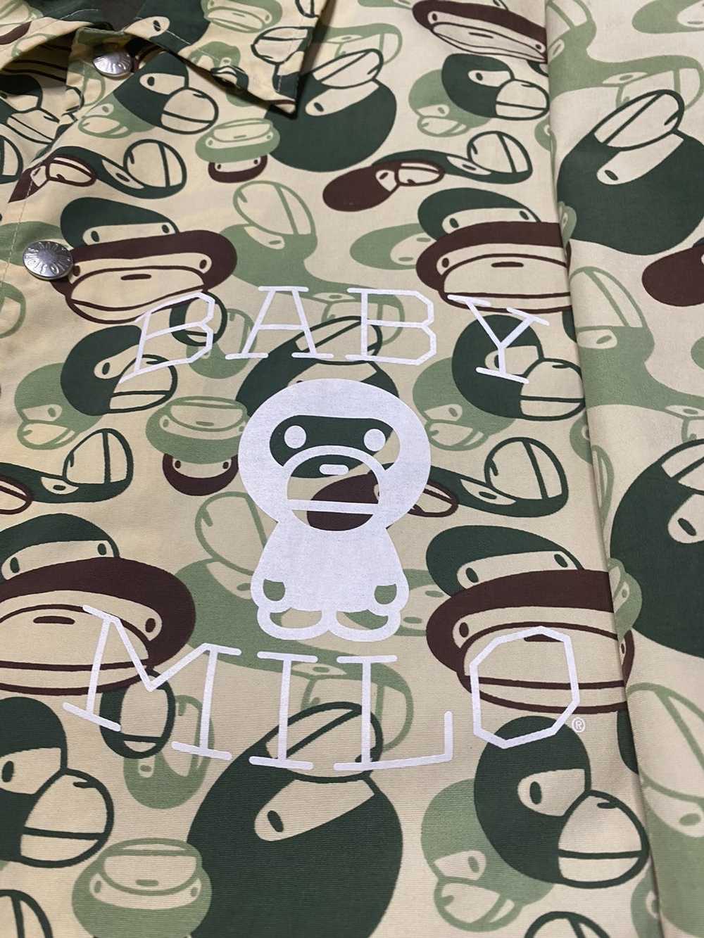 Bape × Nigo OG 2006 Bape Baby Milo Green Camo Coa… - image 3