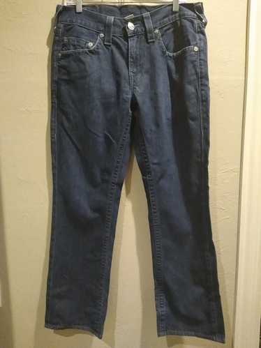 True Religion Vintage Bobby Cut Zip Fly Jeans