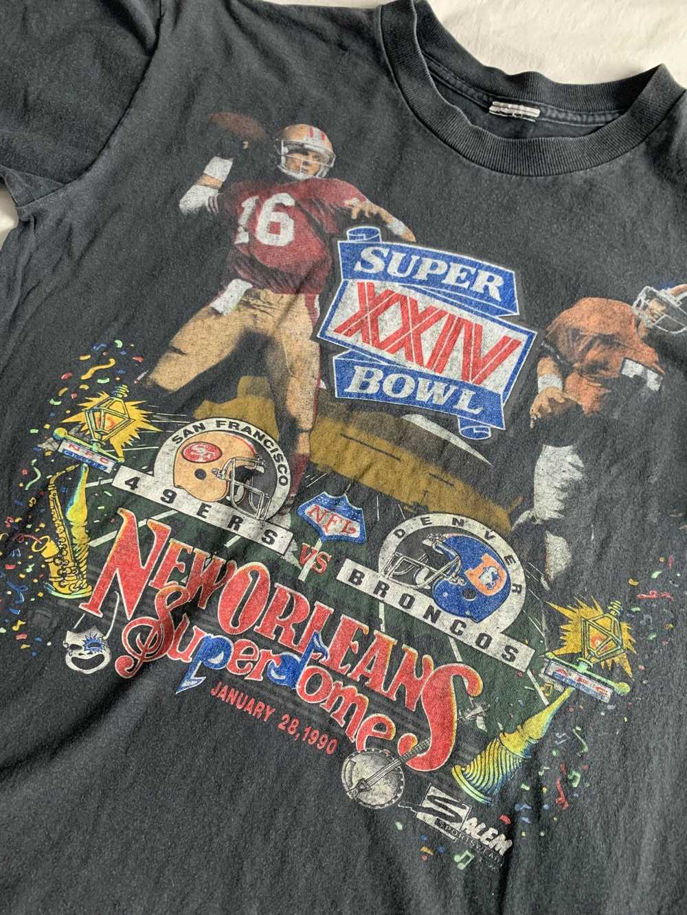 1990 Vintage Superbowl T Shirt XL