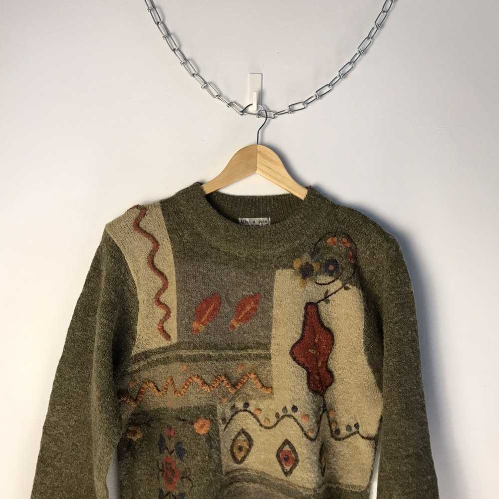 Coloured Cable Knit Sweater × Vintage Vintage 🔥 … - image 10