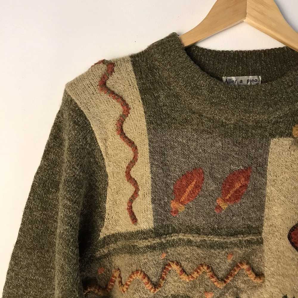 Coloured Cable Knit Sweater × Vintage Vintage 🔥 … - image 5