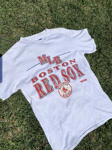 Delta White Boston Red Sox MLB Boston Strong #617 Area Code T-Shirt Adult  Size L
