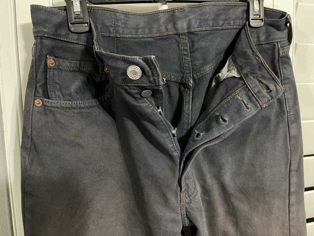 Levi's Levi's 501 Vintage Faded Bluish Purple Den… - image 3