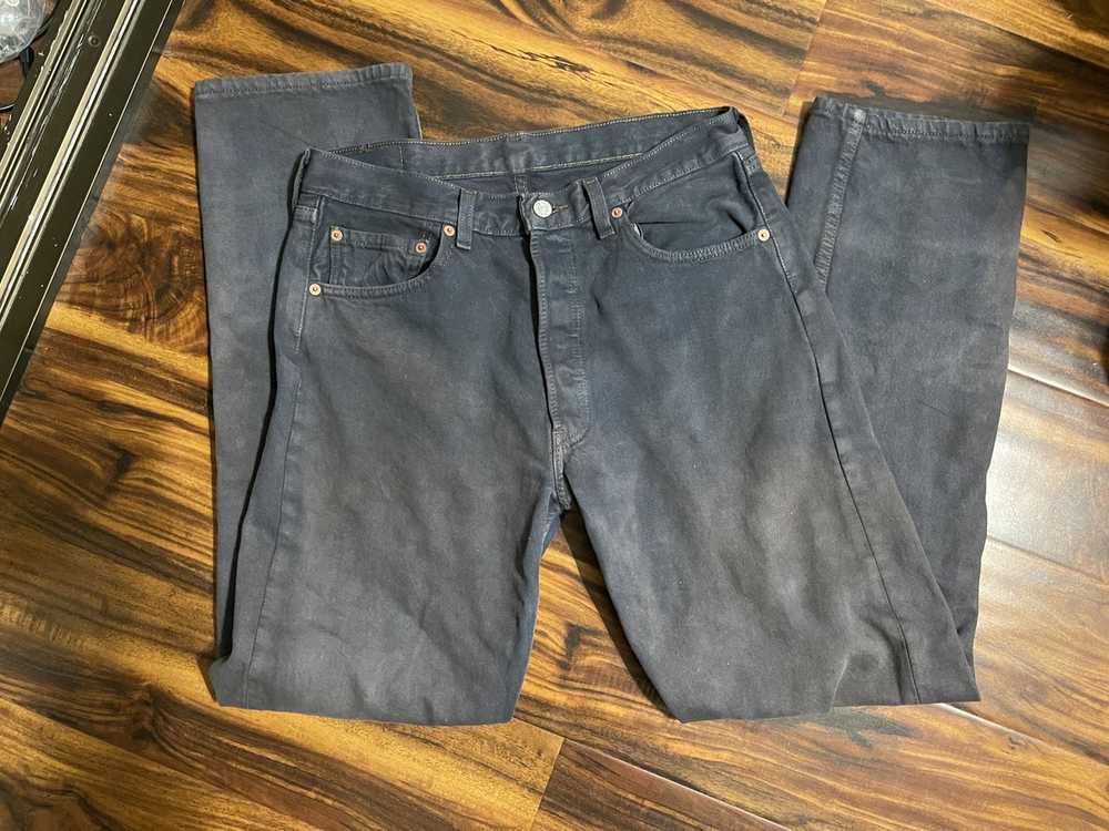 Levi's Levi's 501 Vintage Faded Bluish Purple Den… - image 8