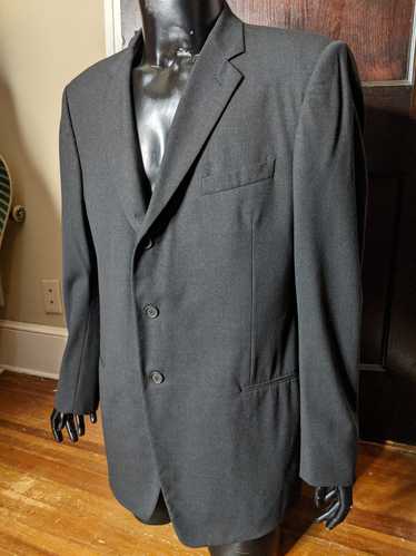 Giorgio Armani Slate grey Italian wool blazer jack