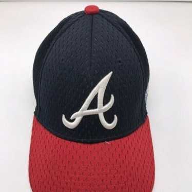 Vintage Atlanta Braves Hat MBL Red White Snapback Baseball Outdoor Cap