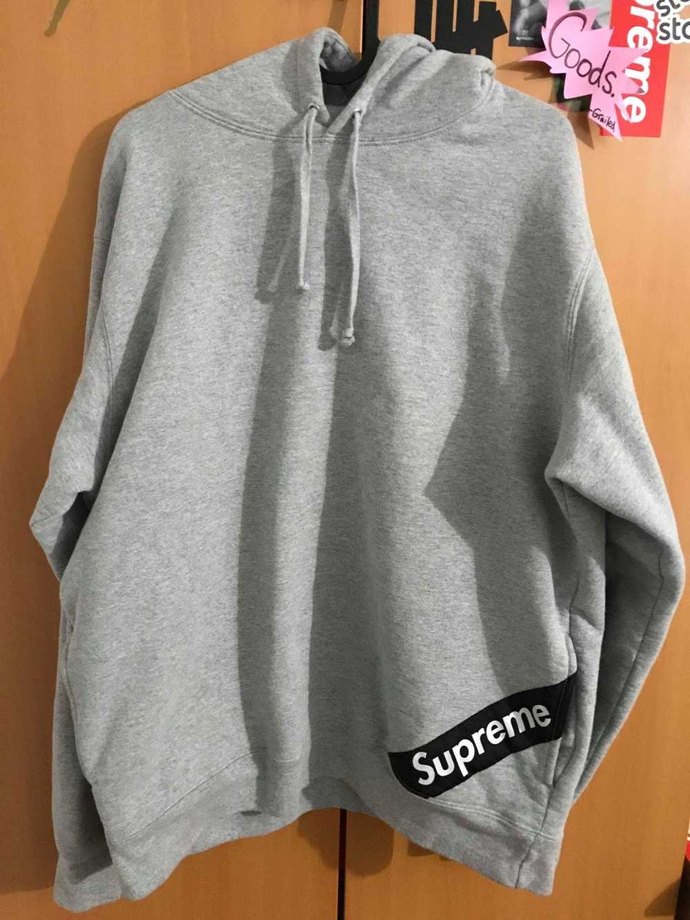 Supreme Supreme Corner Label Hooded Sweatshirt He… - image 1