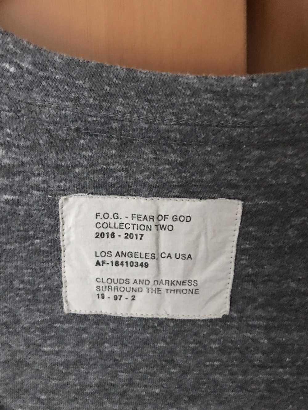 FOG × Pacsun Collection Two Grey Basic T Shirt Tee - image 3