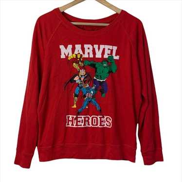 Marvel Comics Marvel Red Reversible Sweatshirt