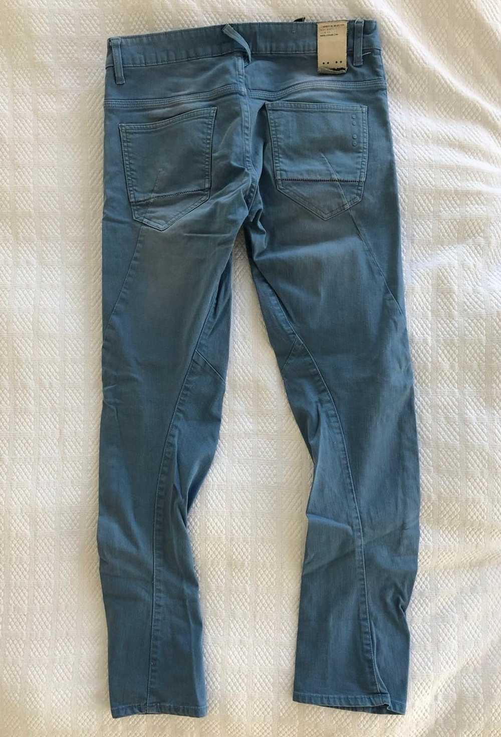 J.C. Rags Alpha RCV Vintage Blue curved leg pants - image 3