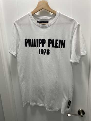 THROWBACK COLLECTION YANKEES T - GmarShops - Philipp Plein  crystal-embellished printed T-shirt Bianco