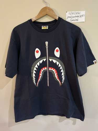 Bape Shark Mouth Printed Men Women T-shirt Harajuku Summer Casual Couples  Streetwear Oversized Short Sleeve Quick Dry T-shirts