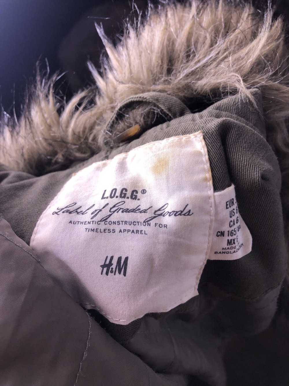 H&M × L.O.G.G. Womens Parka, Olive green - image 3