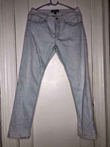 Forever 21 Light Washed Straight Jeans