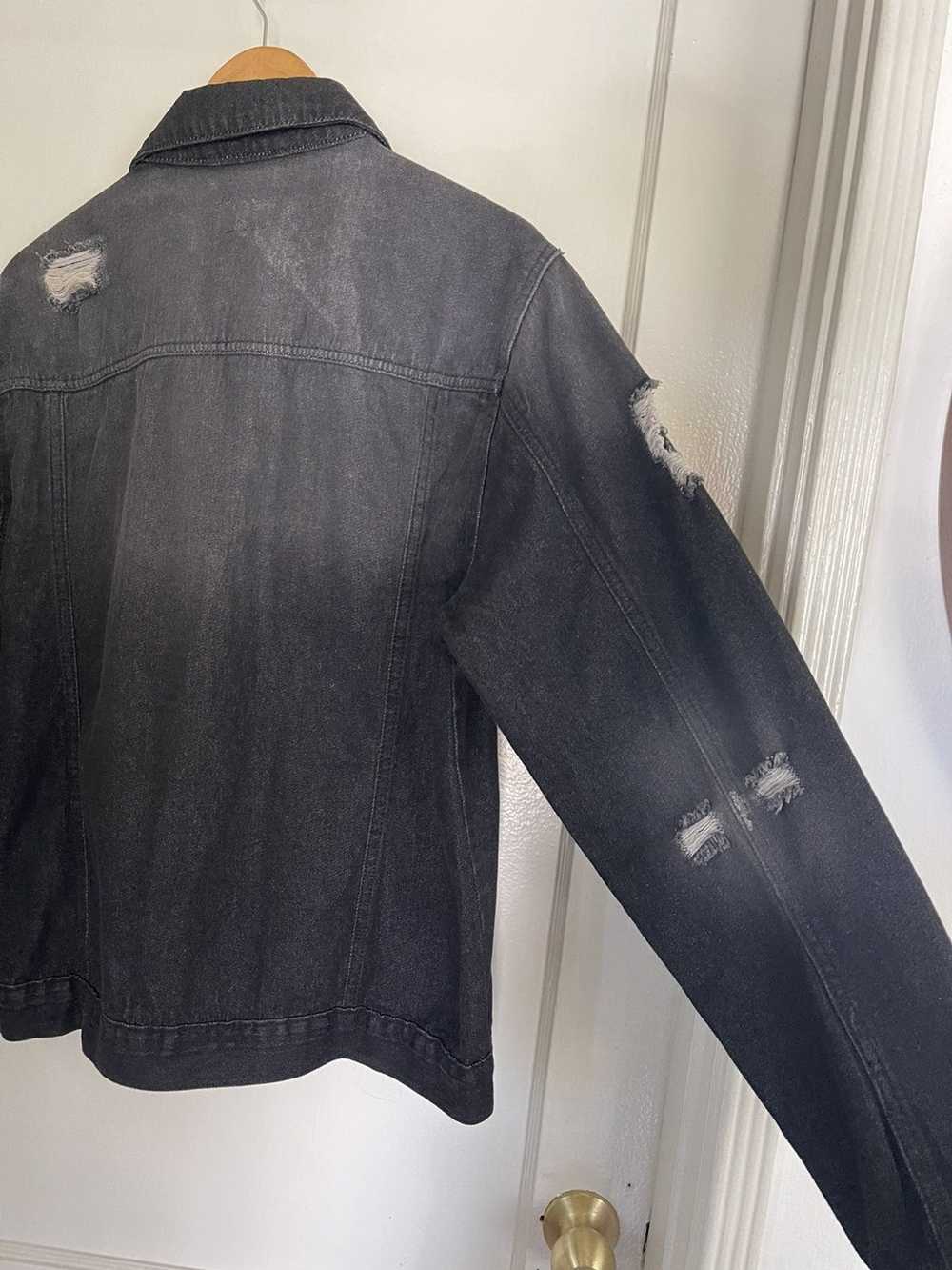 Waimea Distressed black Denim Jacket - image 6