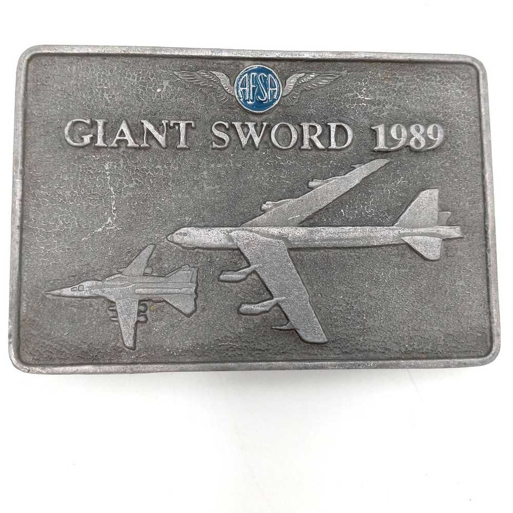 Other Air Force Giant Sword Belt Buckle 1989 AFSA… - image 5