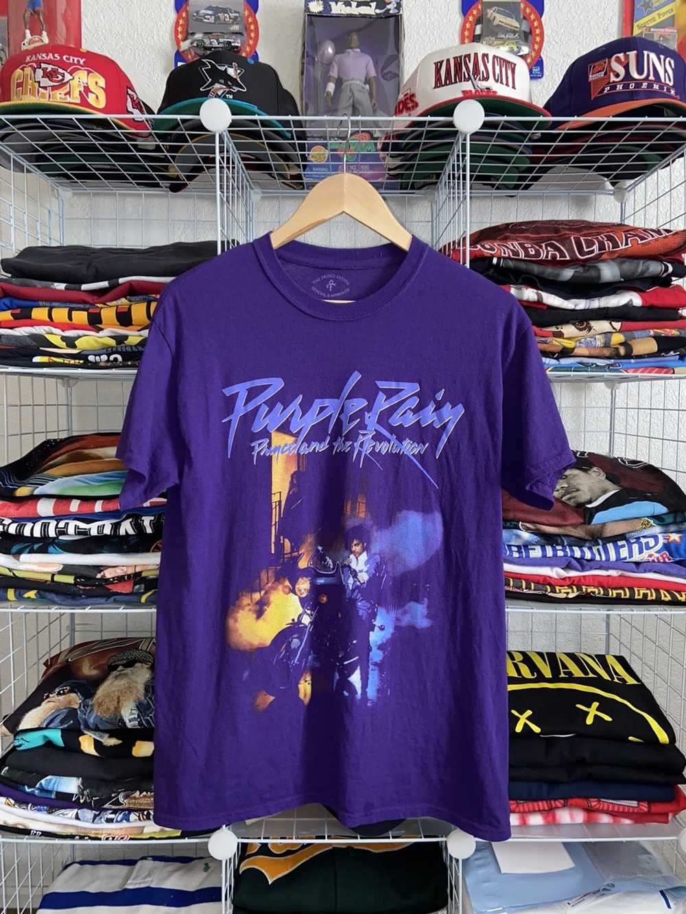Prince × Rap Tees × Vintage Prince Purple Rain Tee - image 1